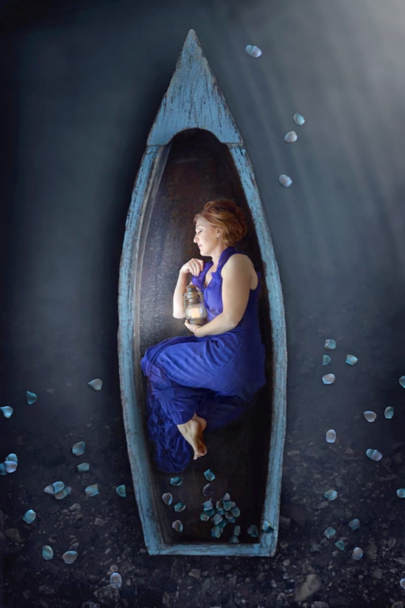 Believe — fine art composite portrait of a breast cancer survivor by Dana Klein for Images of Hope